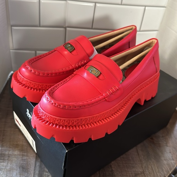 COACH LUG SOLE LOAFERS - Picture 2 of 5